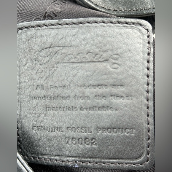 Fossil!!!  Leather and Nylon Work Tote - Picture 8 of 13